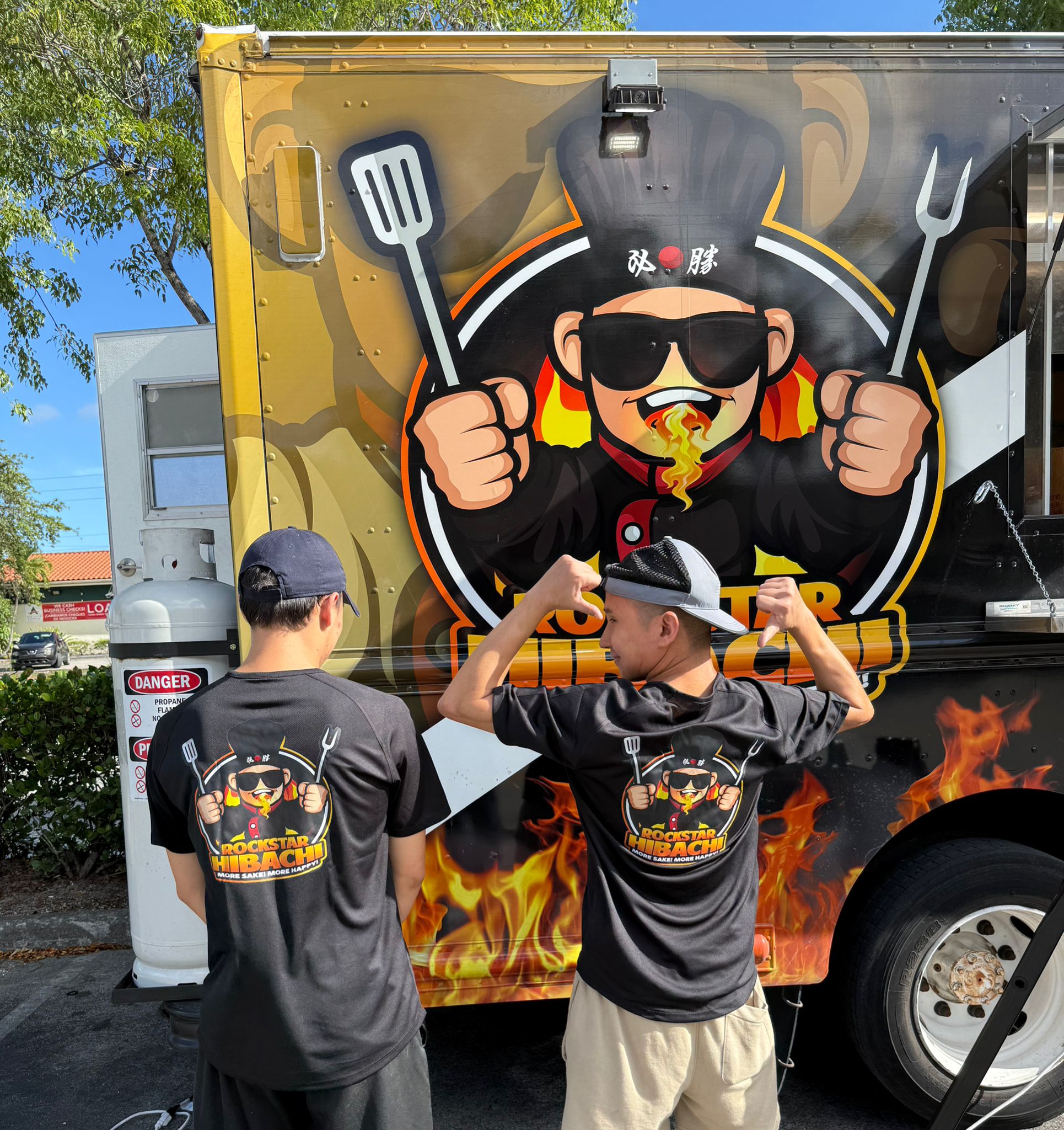 Rockstar Hibachi Wynwood restaurant and team